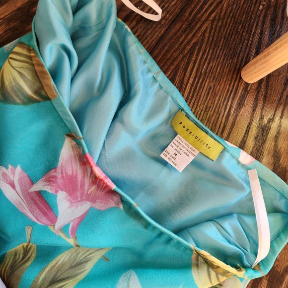 Possibility Women's Silk Skirt Hawaiian Pattern - Picture 7 of 8